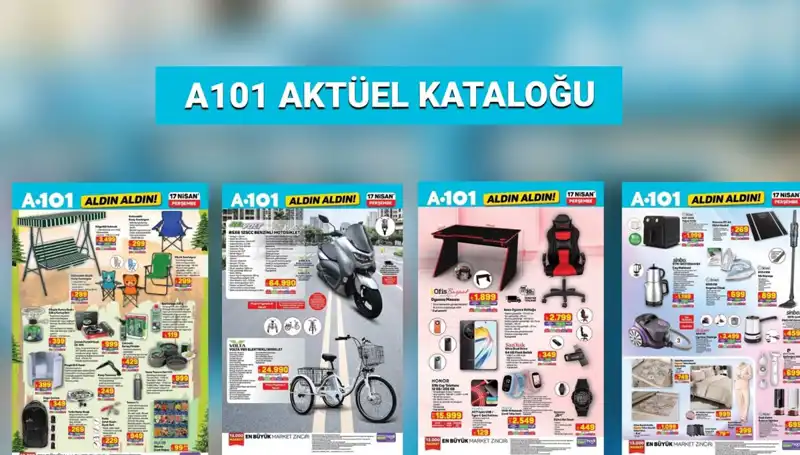 A101 17-24 Nisan Aktüel Kataloğu: Uygun Fiyatlarla Alışveriş Fırsatları