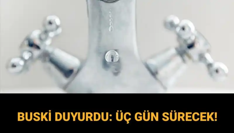 Bursa'da 3 Gün Sürecek Su Kesintisi: Altyapı Çalışmaları Nedeniyle İkna Edici Nedenler