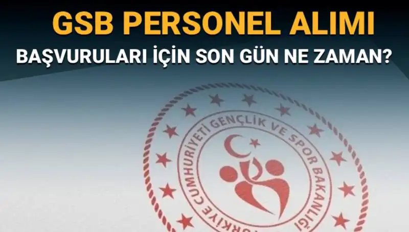 Gençlik ve Spor Bakanlığı Personel Alımı Başvuruları İçin Kritik Tarih Geliyor!