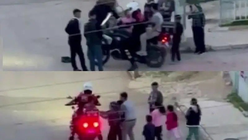 Polis Memuru Çocuklar İçin Motora Bindi, Neşe Dolu Anlar Yaşandı