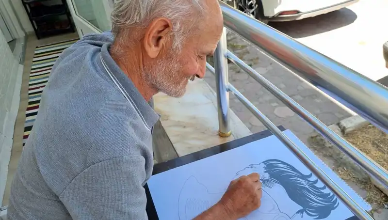 Emekli Oldu, Sanat Tutkusuyla Resim Dünyasında Fırtına Gibi Esiyor