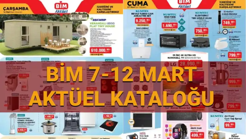 BİM Aktüel Kataloğu 11-12 Mart’ta Alışveriş Tutkunlarını Bekliyor!
