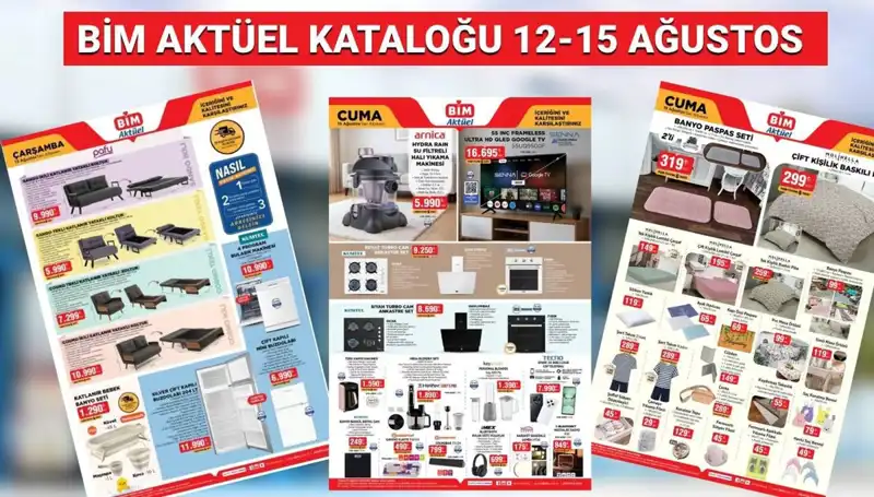BİM'de 12-15 Ağustos Arası İndirimli Ürün Yıldızı Olacak