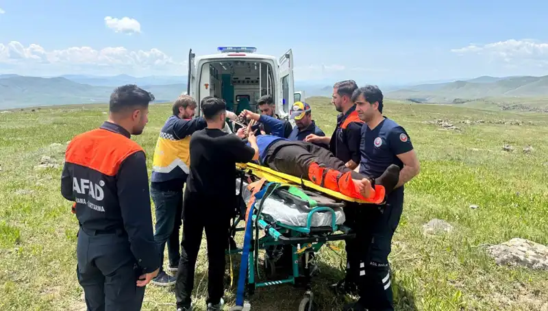Kayalıkta Düşen Çobanın Kurtarılması için Başlatılan Operasyon