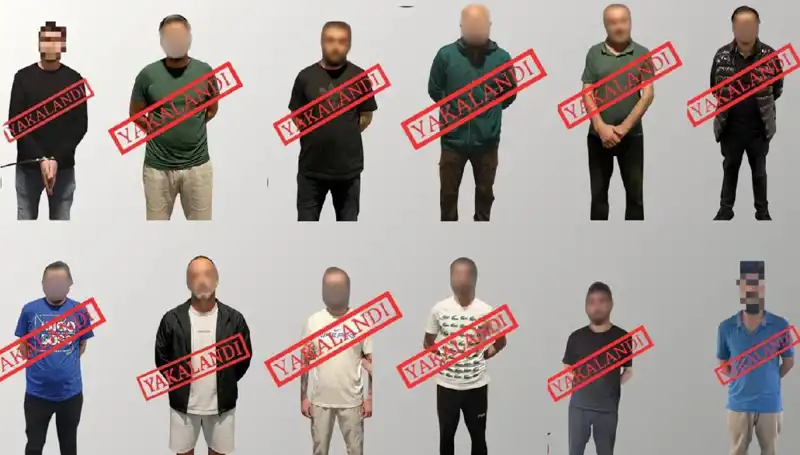 Kırmızı Bültenle Aranan 12 Suçlu, Ulusal Operasyonla Yakalandı!