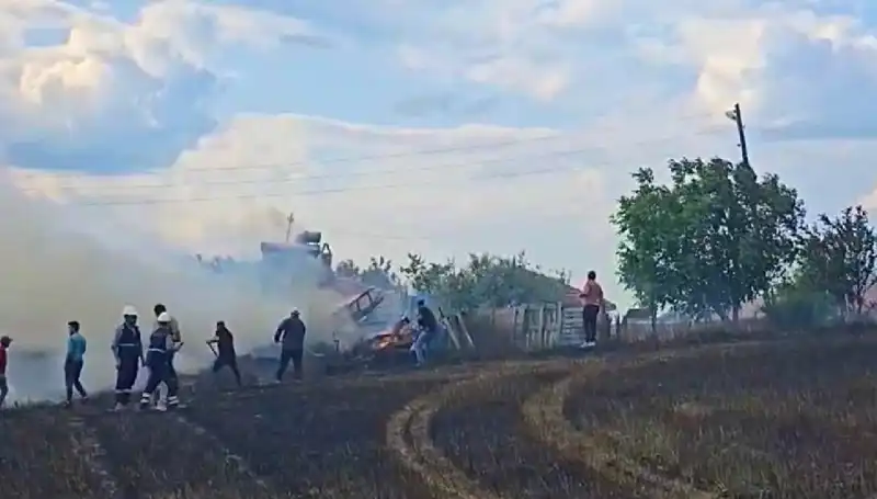 Tarlayı Kundaklayan Şüpheli, 96 Saat İçinde Polis Tarafından Ele Geçirildi