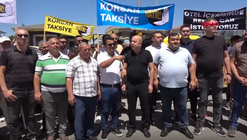 Belek Taksicileri Protesto İçin Kontak Kapattı: Sorunlar ve Talepler Neler?