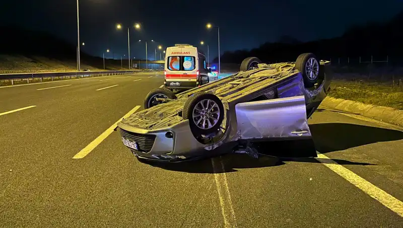 Kuzey Marmara Otoyolu’nda İki Otomobil Çarpıştı: Korkutan Kaza ve Yaralılar